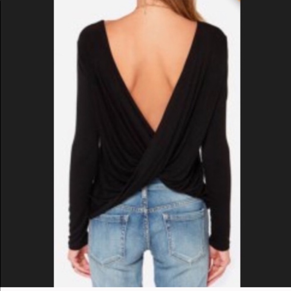 3 for $20 Scoop neck backless tee